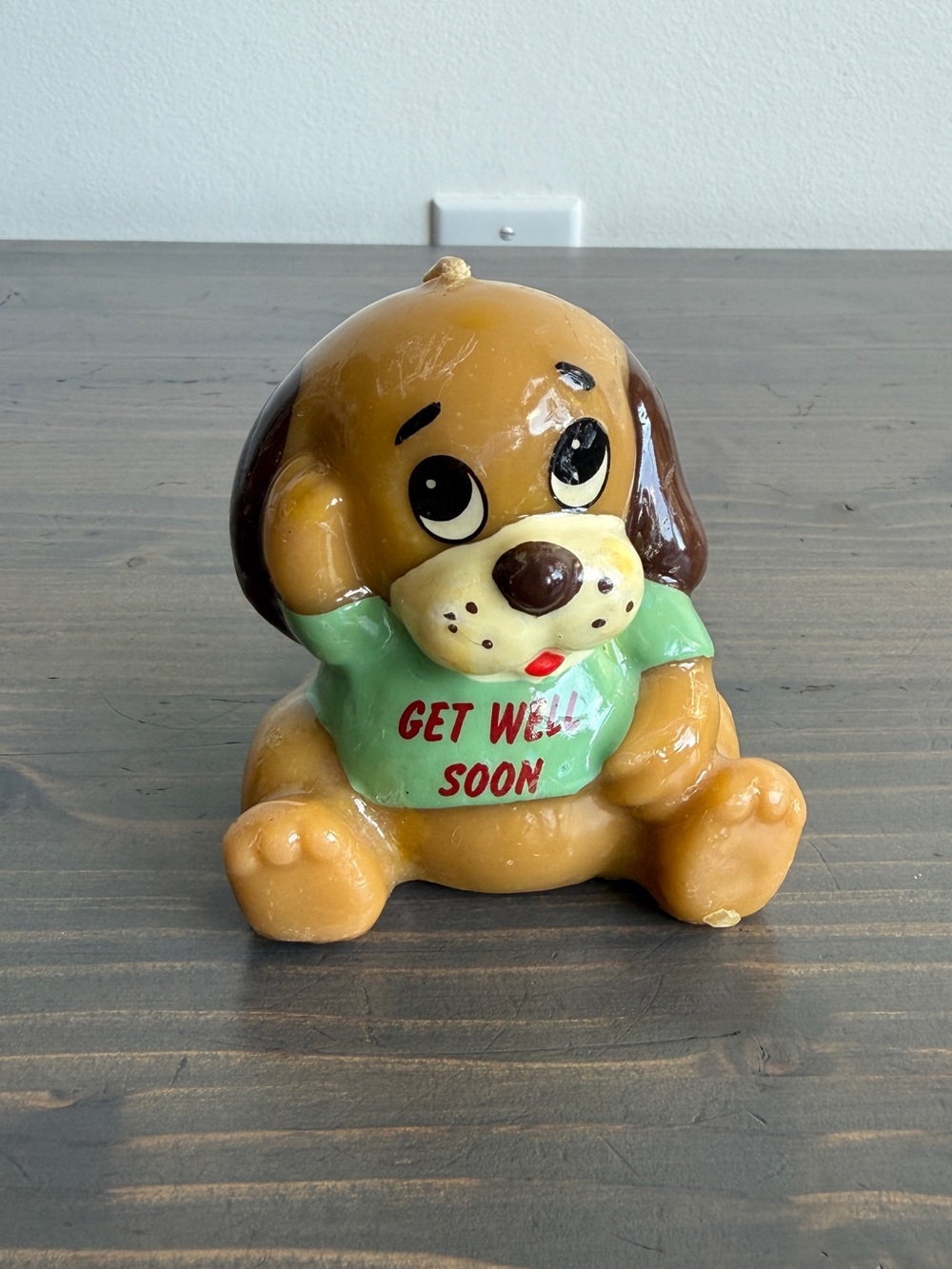 Vintage  Russ Berrie & Company puppy dog candle